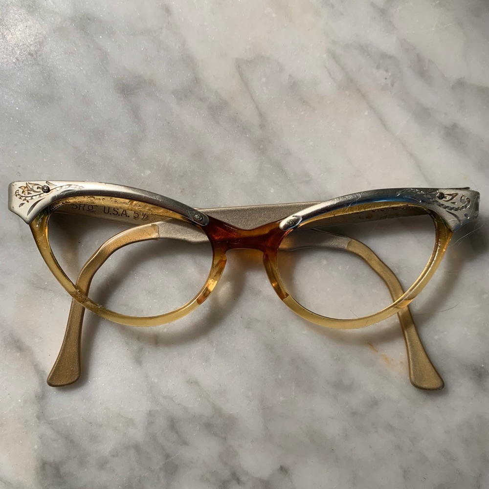 Vintage cat eye eyeglass frames